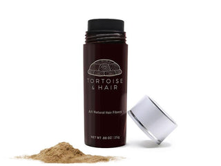 Single bottle of the Blonde Tortoise and Hair fibers