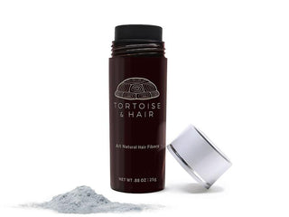 Single bottle of Tortoise and Hair Silver fibers